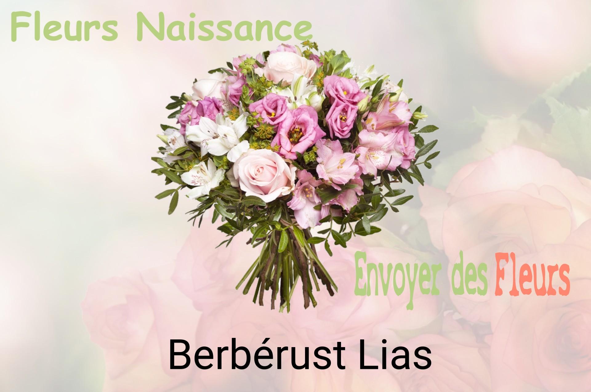 Bouquet de fleurs de naissance livré à Berbérust-Lias
